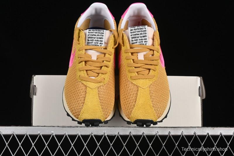 Stussy x Nike Roshe Run LD-1000 Comfortable Versatile Non-Slip Durable Waffle Low-Top Casual Running Shoes - FQ5369-700