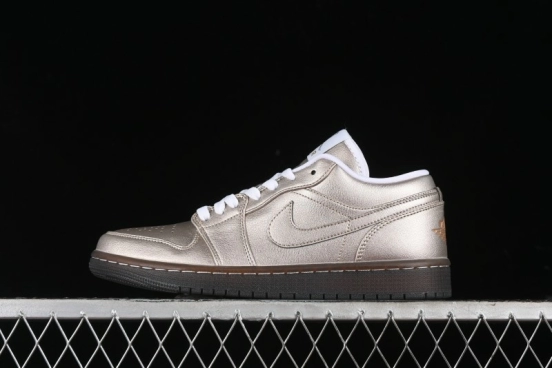Nike Air Jordan 1 Low Retro Basketball Shoes Platinum - HQ3529-099