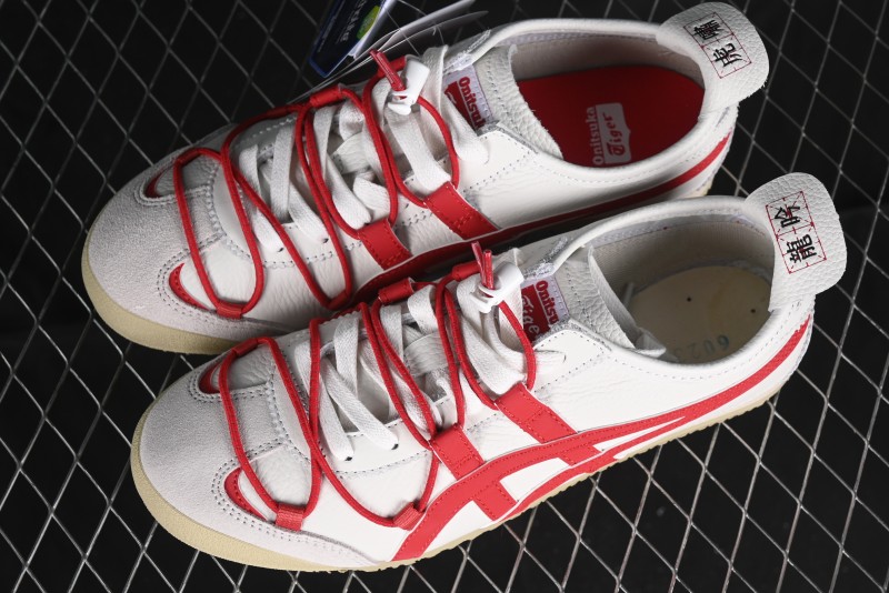 Onitsuka Tiger Mexico 66 Low-Top Leather Running Sneakers - 1183C216-100
