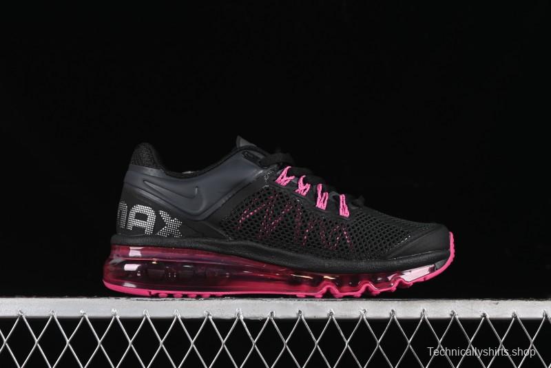 Nike Air Max 2013 Retro Breathable Mesh Cushioned Running Shoes - 555753-001