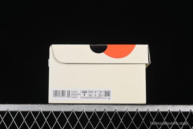 Nike Travis Scott x Fragment Design x Air Jordan 1 Low OG SP AJ1 Bape Collaboration - CH6336-008