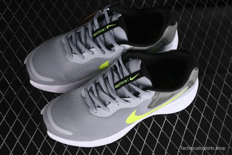 Nike Revolution 7 Wide Running Shoes with Breathable Mesh Upper and Durable Rubber Outsole - FB2207-002