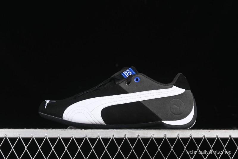 Puma Sparco Future Round Toe Lace-Up Leather Cowhide Fabric Low-Top Lifestyle Casual Shoes - 307936-01