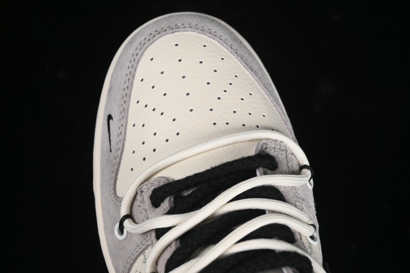 Nike SB Dunk Low Stussy Bandana Black Swoosh Anniversary Custom Low-Top Casual Skate Shoes - SJ2068-306