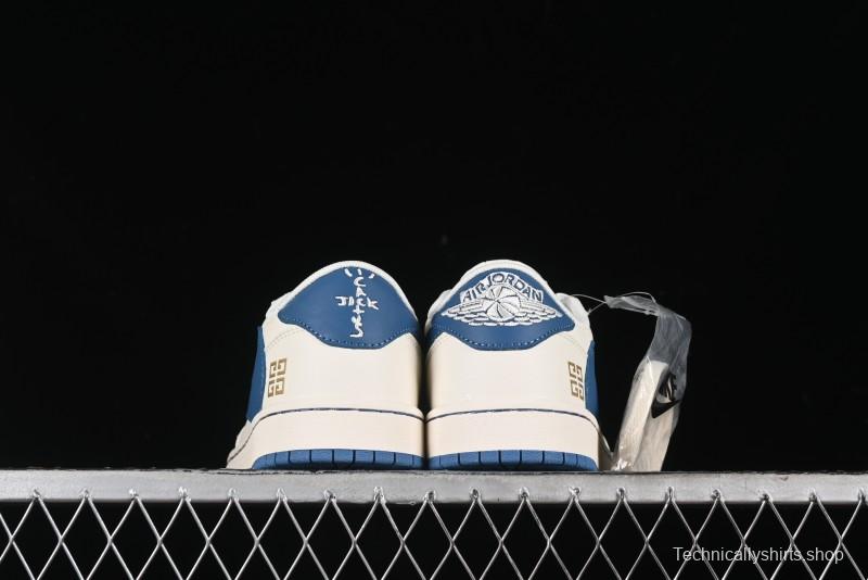 Nike Travis Scott x Fragment Design x Air Jordan 1 Low OG SP AJ1 Retro Casual Sneakers - CF3688-025