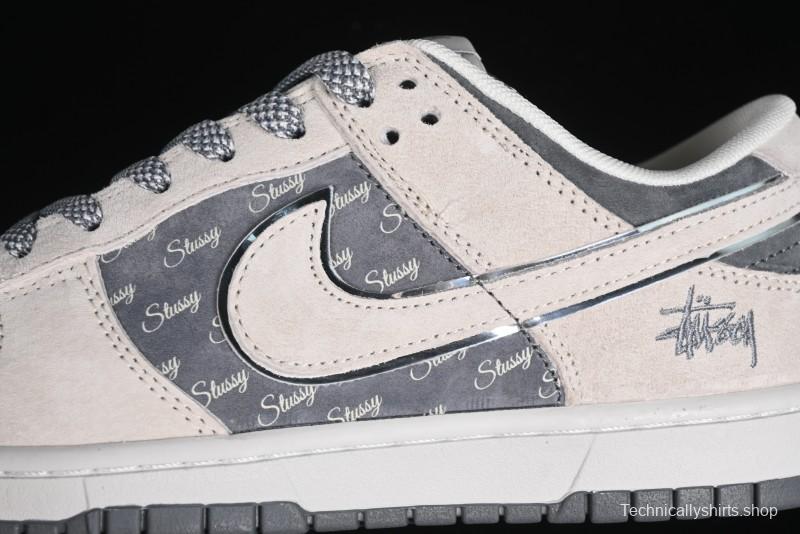 Nike SB Dunk Low Stussy Anniversary Edition Premium Custom Low-Top Casual Sneakers - XX2025-578