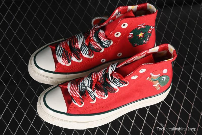 Converse 1970s Christmas Theme High Top Casual Sneakers for Winter - A12454C