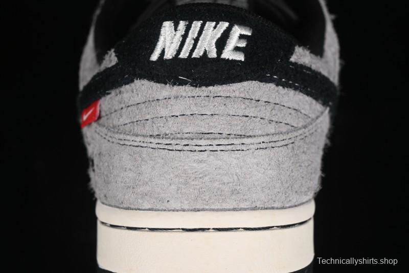 Nike SB Dunk Low Stussy Series - Battle Grey Black Hook Anniversary High-End Custom Low-Top Casual Skate Shoes - MM1089-027