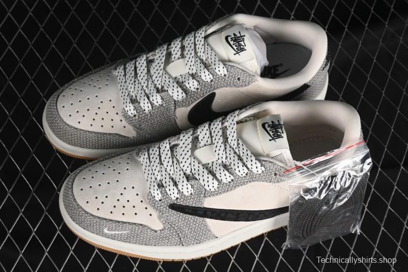 Nike Travis Scott x Fragment Design x Air Jordan 1 Low OG SP AJ1 Sneakers - JH6089-006