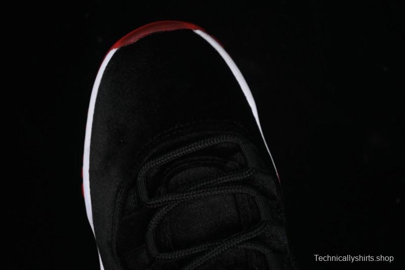 Nike Air Jordan 11 Retro Bred Velvet Basketball Shoes - DB5457-061