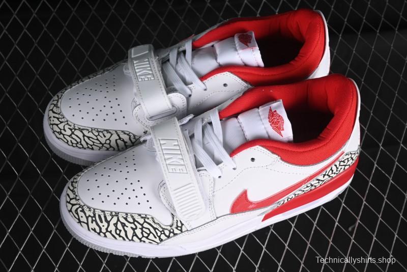 Nike Air Jordan Legacy 312 Low Sneakers with Velcro Strap and Triple Design - FQ7827-106