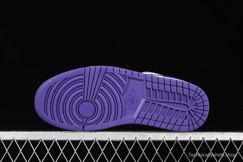 Nike Air Jordan 1 Low AJ1 Grape Purple Low-Top Basketball Shoes - 553558-500
