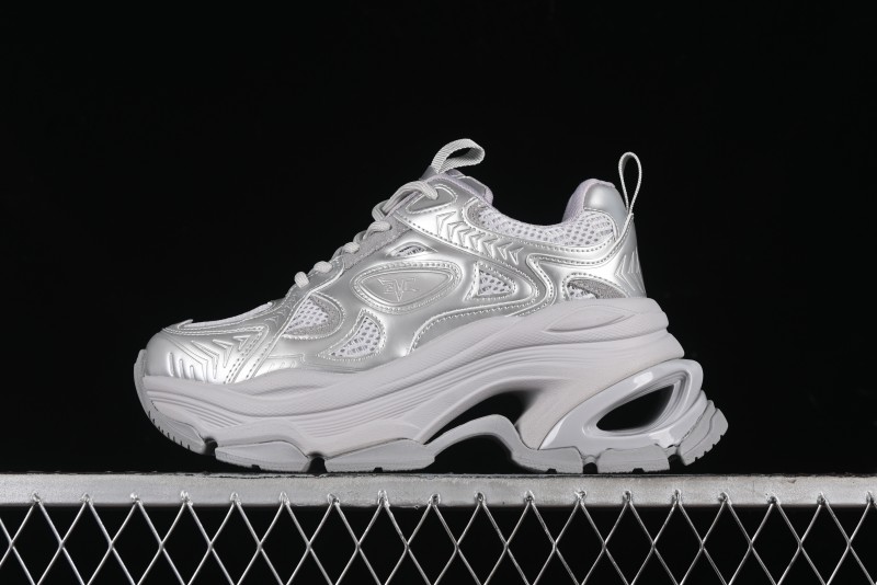 GG-CC Platform Sneakers with Chunky Sole for Casual Wear and Running - G24X9833