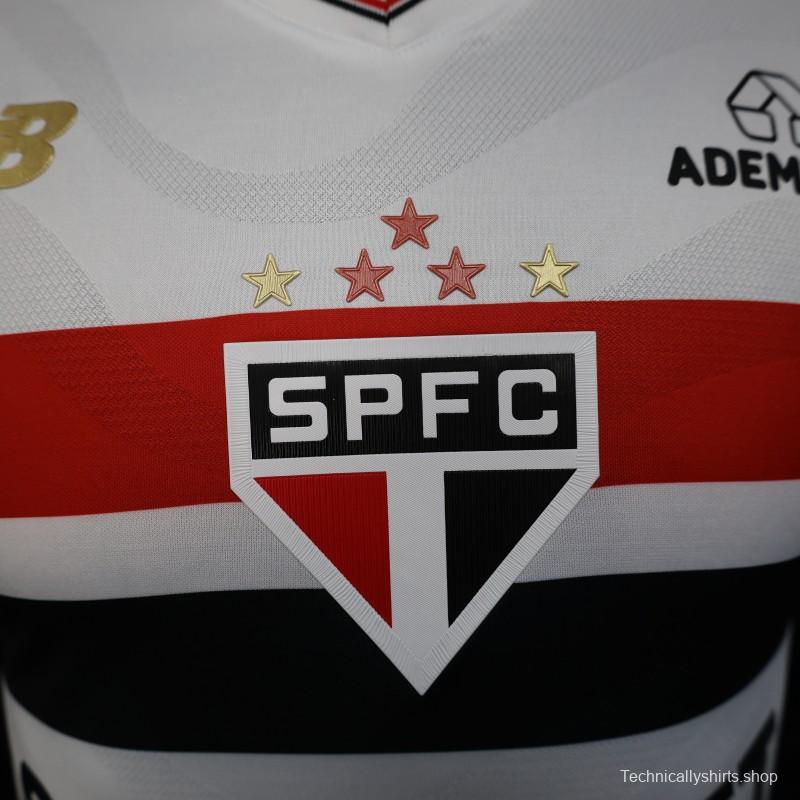 Player Version 25/26 Sao Paulo Home Jersey