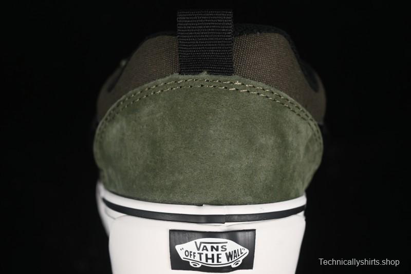 Vans Knu Skool DR White Black Green Chunky Sneakers - VN000CZU50K