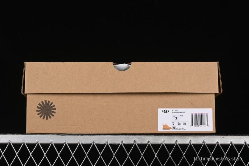 UGG Classic Mini Alpine Genuine Leather Warm and Versatile Snow Boots - 1158251