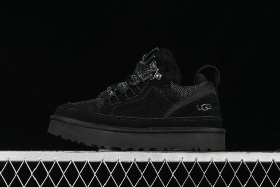 UGG Classic Ultra Mini Mel Dual-Color Lace-Up Low-Top Casual Shoes - 1144032