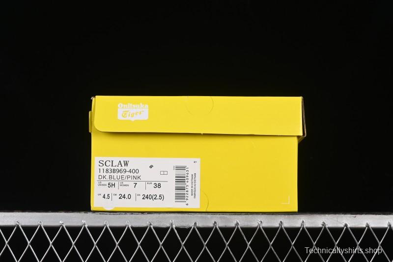 Onitsuka Tiger Sclaw Comfortable Versatile Slip-Resistant Low-Top Lifestyle Sneakers - 1183B969-400