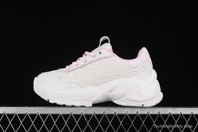 New York Yankees MLB Bigball Chunky Embo Monogram Platform Sandals - 3ASHBEM4N43PKS