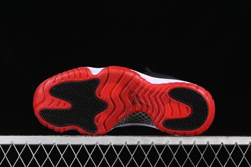 Nike Air Jordan 11 Retro "Bred Velvet" Basketball Shoes with Velvet Overlay - DB5457-061