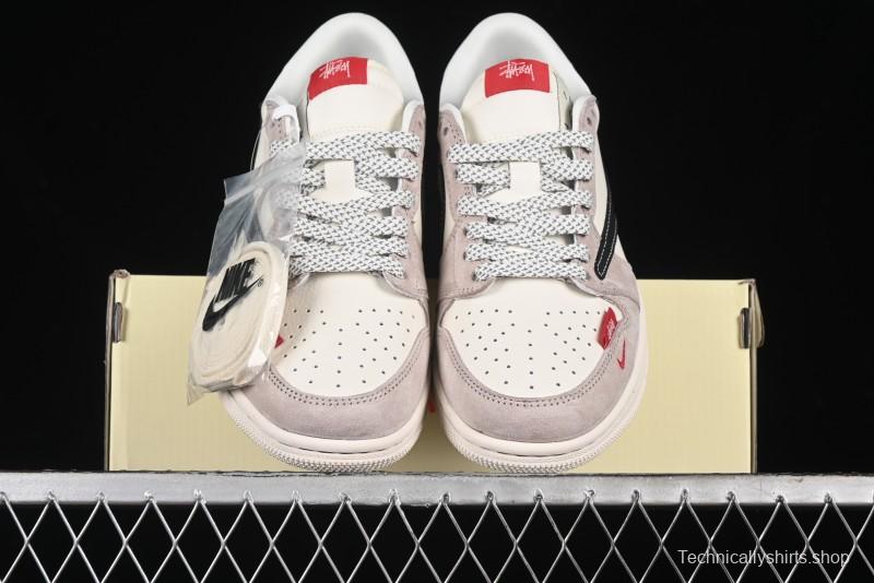 Nike Travis Scott x Fragment Design x Air Jordan 1 Low OG SP AJ1 Retro Sneakers - SJ2068-131
