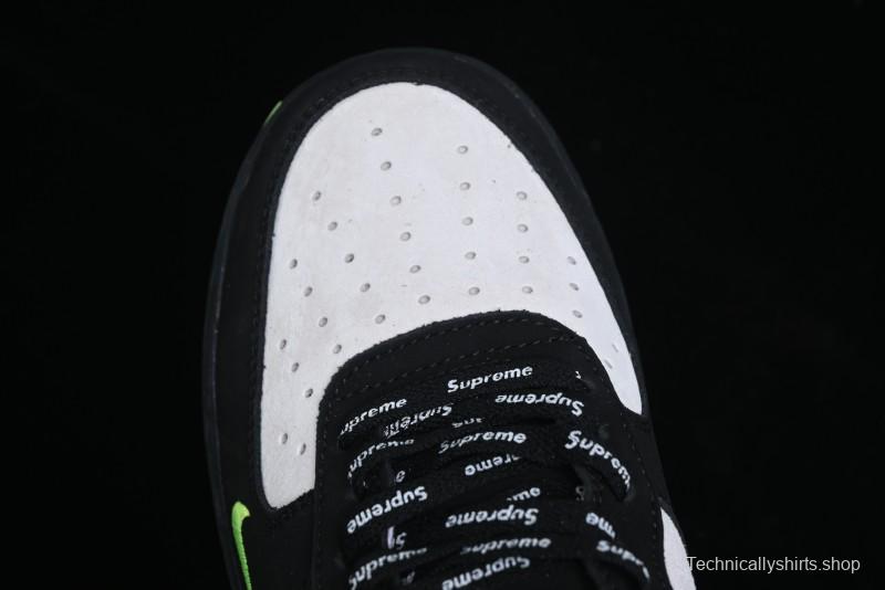 Nike Air Force 1 '07 Low Supreme Collaboration - Night Glow Low-Top Casual Sneakers - DF0188-009