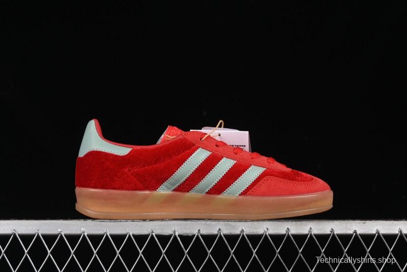 Adidas Originals Gazelle Indoor Sneakers with Thick Sole for Casual Wear Non-Slip耐磨 Low-Top Board Shoes - IG6786