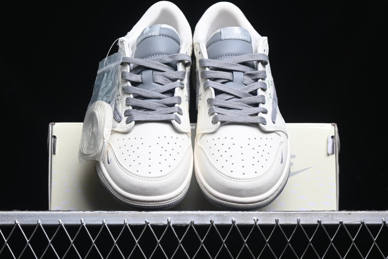 Nike Travis Scott x Fragment Design x Air Jordan 1 Low OG SP AJ1 Sneakers - SJ2068-111