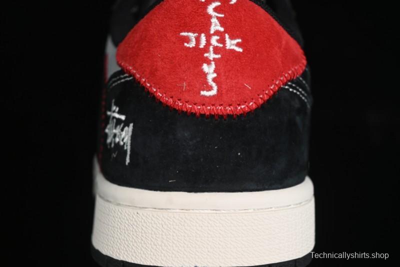 Nike Travis Scott x Fragment Design x Air Jordan 1 Low OG SP AJ1 Sneakers - SJ2068-133