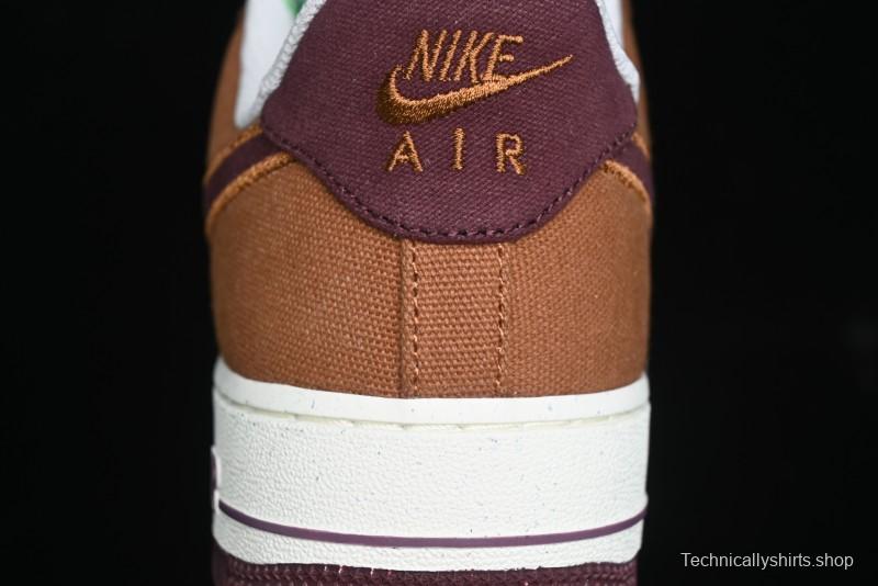 Nike Air Force 1 '07 Low Casual Sneakers with Full-Length Air Cushion - FQ8713-200