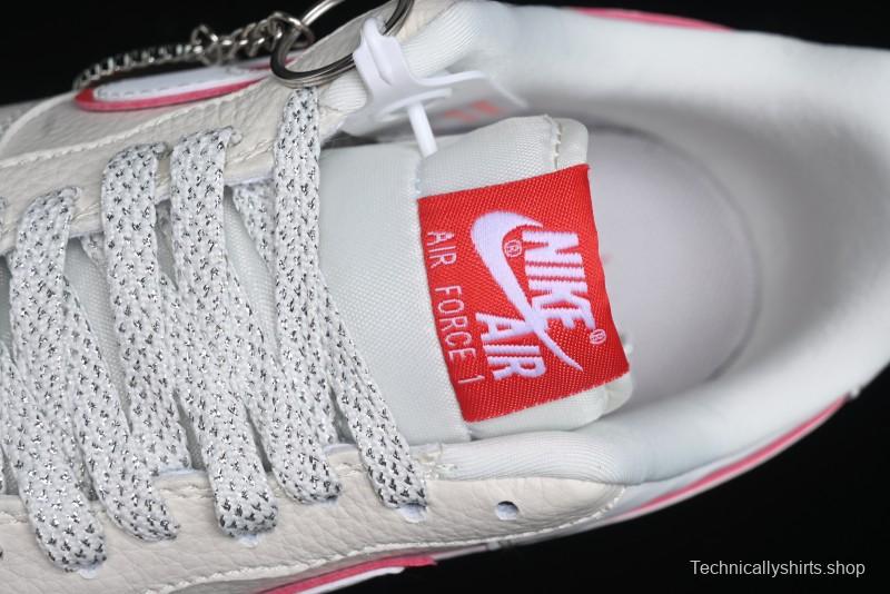 Nike Air Force 1 '07 Low Supreme Casual Sneakers in White/Red - DF0188-011