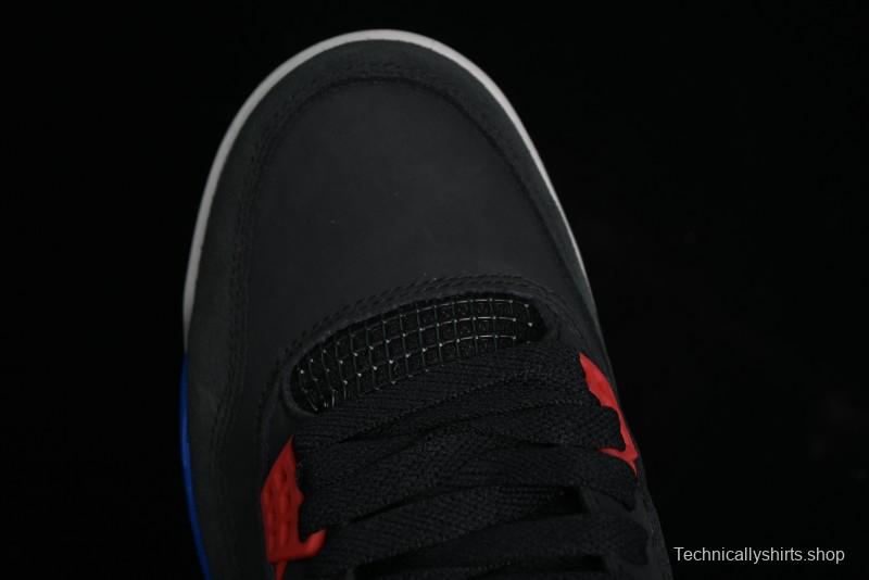 Nike Air Jordan 4 Retro Sneakers in Black, Blue and Neutral Grey - FV5029-003