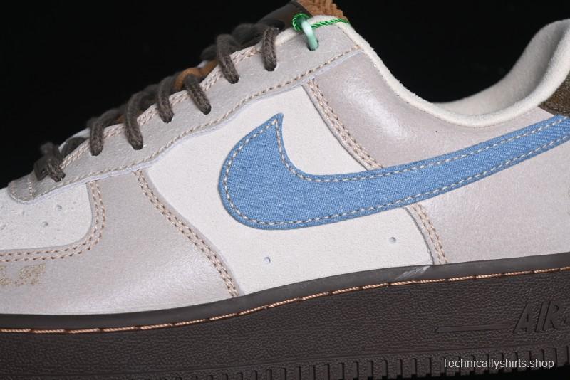 Nike Air Force 1 '07 Low Casual Sneakers with Full-Length Air Cushion - HQ3458-142