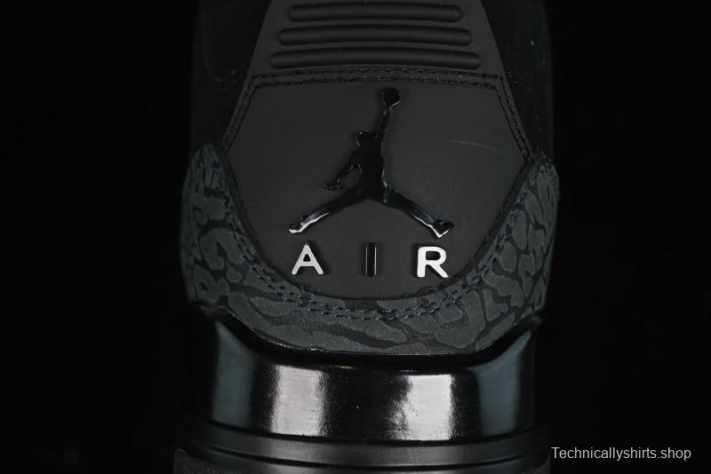 Nike Air Jordan 3 Retro Basketball Shoes in Midnight Black - CT8532-001