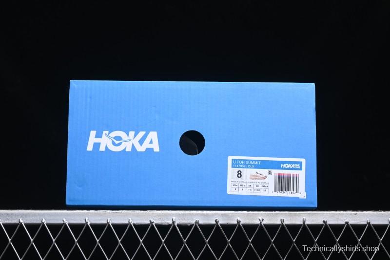 HOKA ONE ONE Tor Summit Low Top Cushioned Waterproof Outdoor Functional Shoes - 1147952 OLK