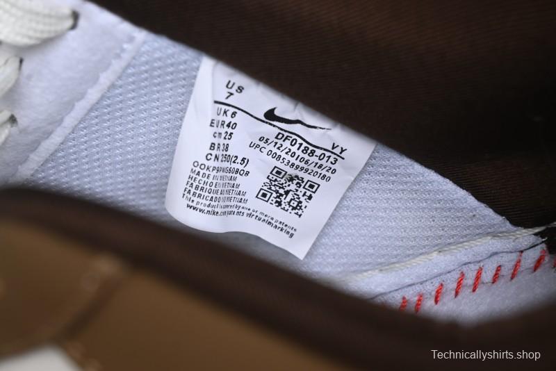 Nike Air Force 1 '07 Low Bape Collaboration - Brown Violent Bear Casual Sneakers - DF0188-013