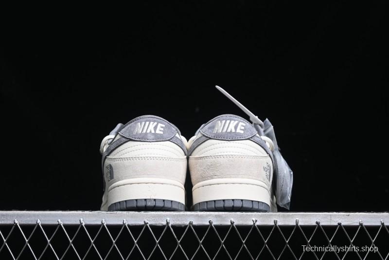 Nike SB Dunk Low The North Face Collaboration Anniversary Edition Customized Low-Top Casual Skate Shoes - DM6868-002