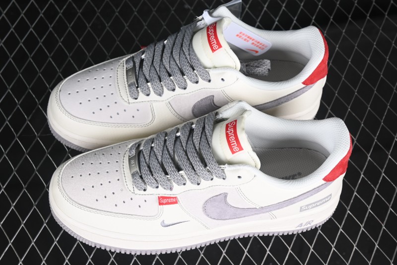 Nike Air Force 1 '07 Low Supreme Casual Sneakers with Full-Length Air Cushion - BB7518-020