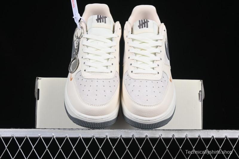 Nike Air Force 1 '07 Low UN Collaboration Beige Grey Metal Tag Casual Sneakers - DF0188-023