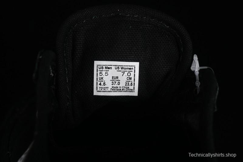 Vans Style 36 SF All Black Skate Shoes with Killer Whale Half-Toe Cap Design - VN0A3MVLB8C