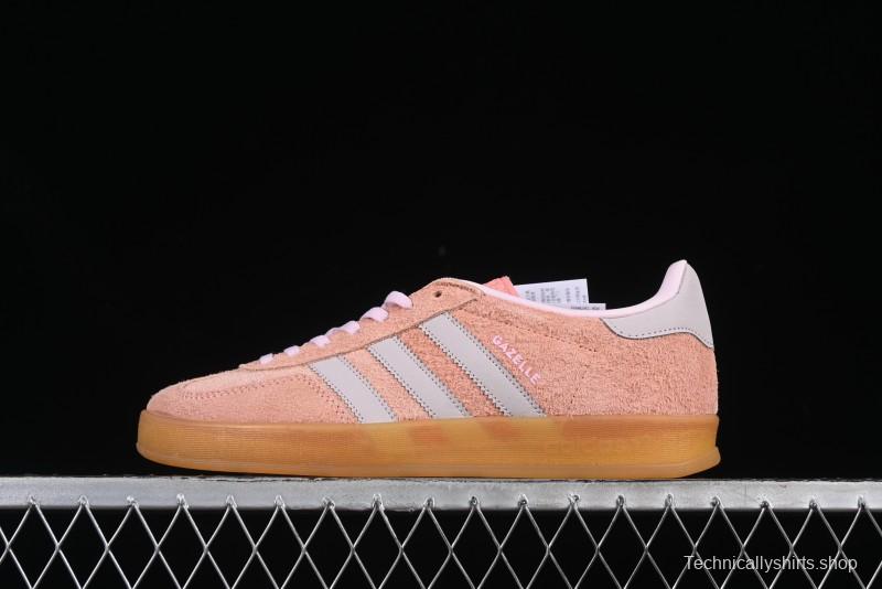 Adidas Originals Gazelle Indoor Retro Casual Slip-Resistant Wear-Resistant Low-Top Skate Shoes - IE2946