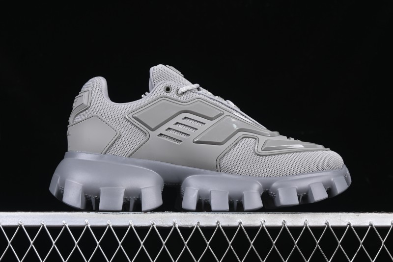 Prada Cloudbust Air Thunder Lifestyle Low-Top Sneakers with Anti-Slip and Wear-Resistant Design - 2EG293