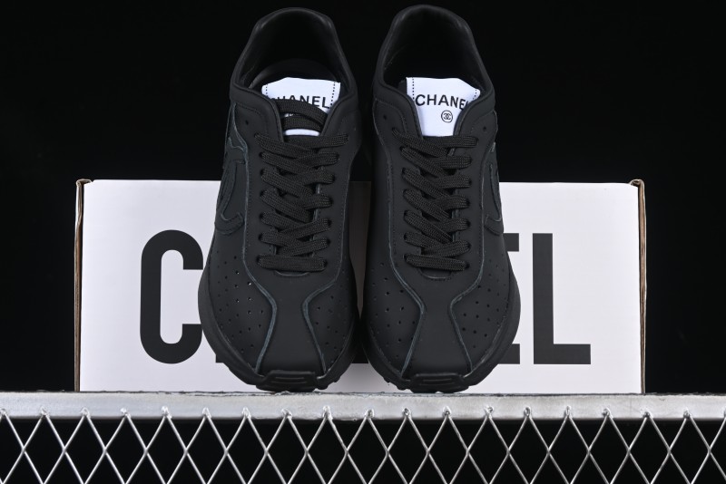 Chanel 25C Tie-Up Flat Casual Lifestyle Shoes - G46372