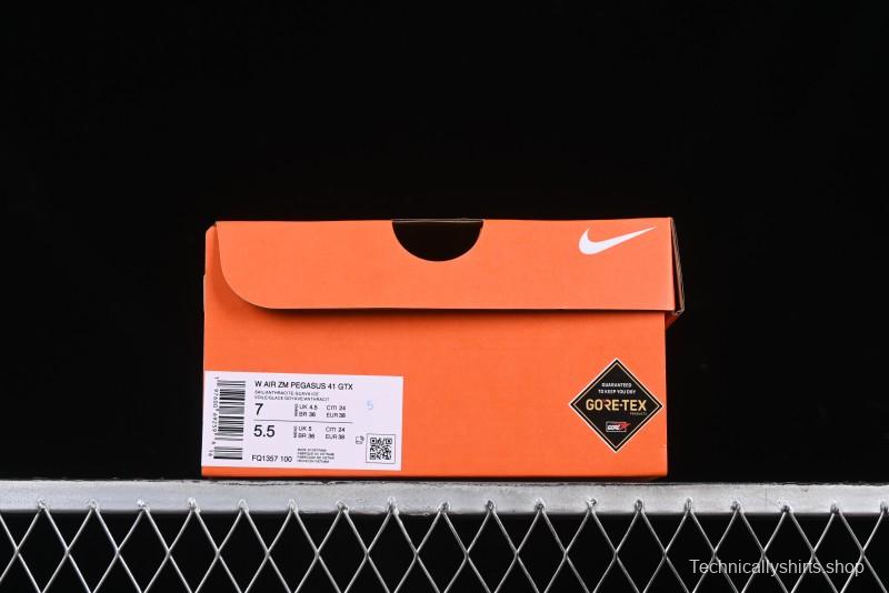 Nike Air Zoom Pegasus 41 GTX Lightweight Breathable Durable Running Shoes - FQ1357-100