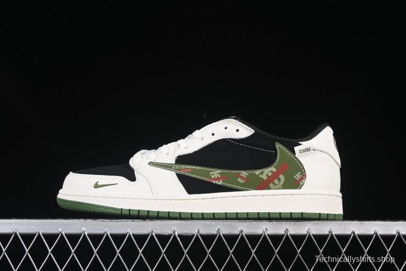 Nike Travis Scott x Fragment Design x Air Jordan 1 Low OG SP Casual Sneakers - XS2024-032