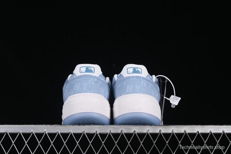 New York Yankees Chunky Liner Mid Denim Monogram Platform Sandals - 3ASXD065N50BLS