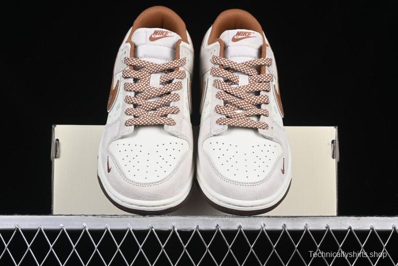 Nike SB Dunk Low Fendi Collaboration Anniversary High-End Custom Low-Top Casual Skate Shoes - DJ2024-057