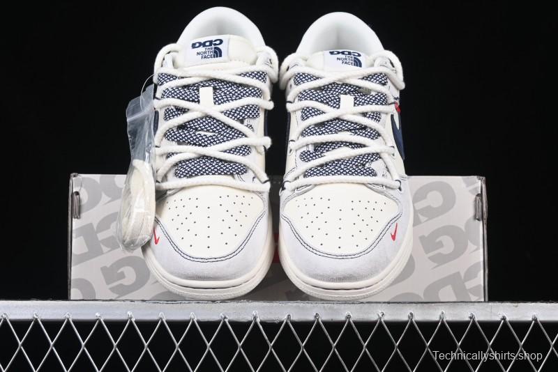Nike SB Dunk Low The North Face x Supreme Anniversary Custom Low-Top Casual Sneakers - YX5066-232