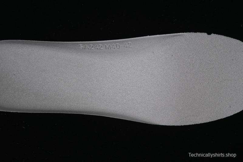 Choco Concert Leather Round Square Asymmetric Fashion Sneakers White Green - AJE5