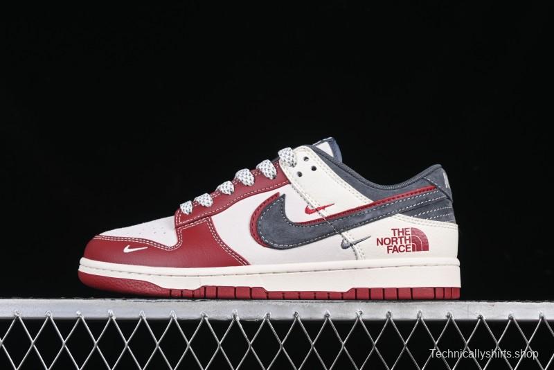 Nike SB Dunk Low The North Face Collaboration Anniversary Edition Custom Low-Top Casual Sneakers - DM6868-042